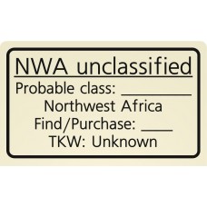 NWA unclassified / Northwest Africa unclassified