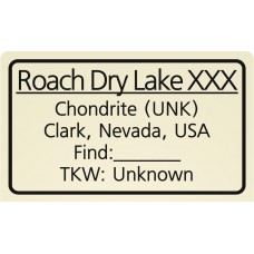 Roach Dry Lake XXX